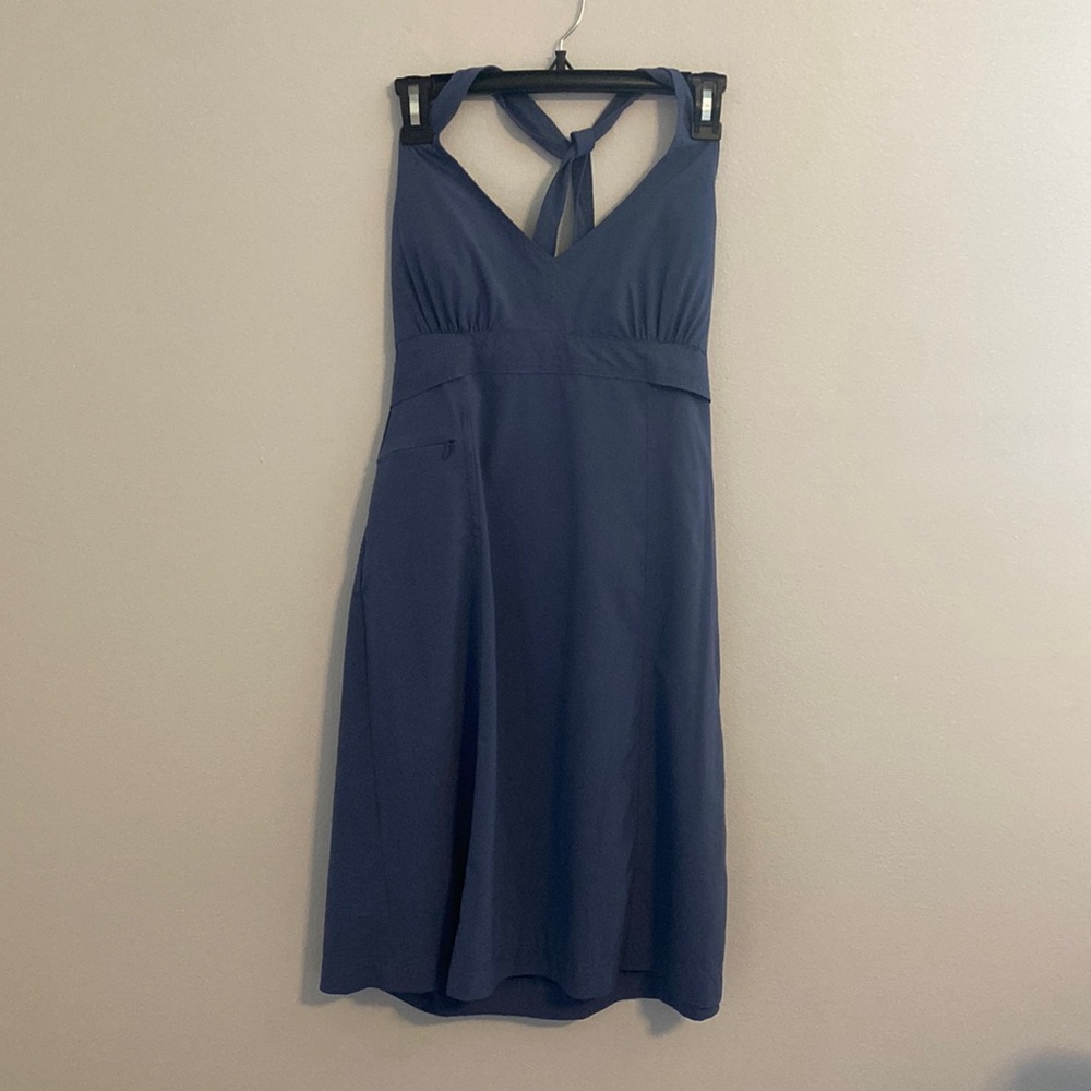 Athleta Pack Everywhere blue dress Size 8